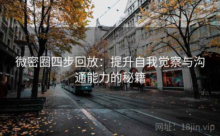 微密圈四步回放：提升自我觉察与沟通能力的秘籍